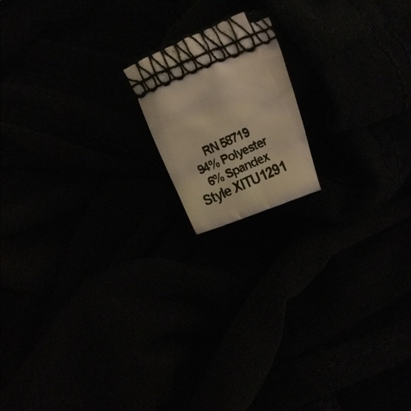 NY Collection Black Jumpsuit. NWT. - Picture 5 of 12